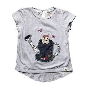 Mantaray Watering Can Mouse Applique Tee Size 12-18 Months